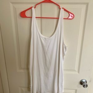 White Tank 95% Cotton 5% Spandex